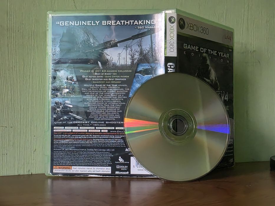 Call of duty modern warfare 2007 | xbox 360 | płyta 100% sprawna | Komplet!