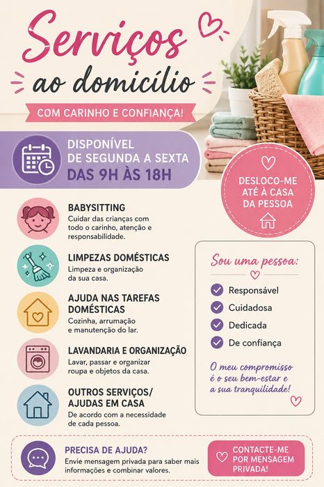 Serviços ao domicílio