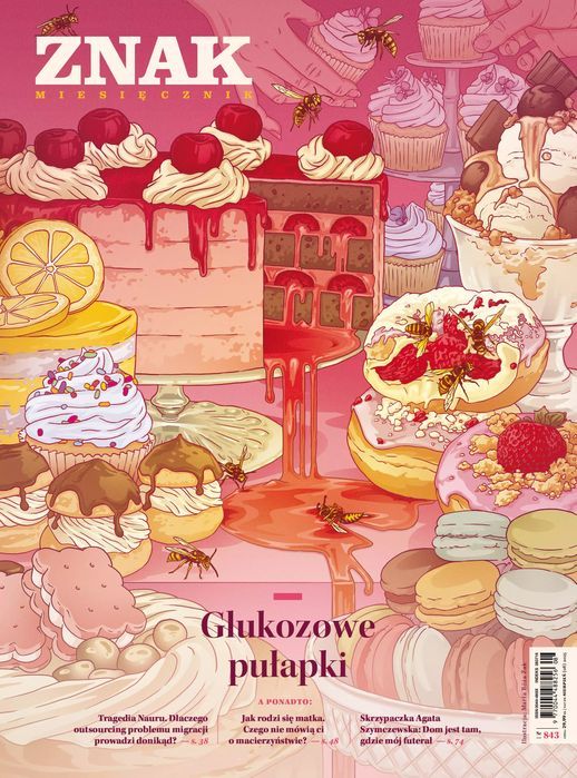 Miesięcznik ZNAK 843 (8/2025) - Glukozowe pułapki. Znak. Nowy Produkt