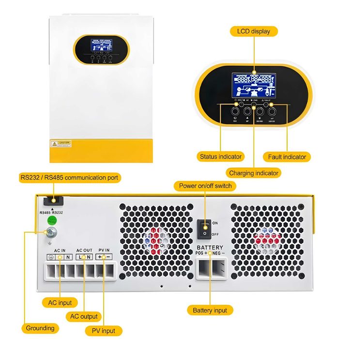 LiFePO4 АКБ Dyness B3 48В 3.6кВт для інвертора та СЕС