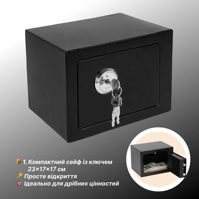Сейф | металеві сейфи різних типів