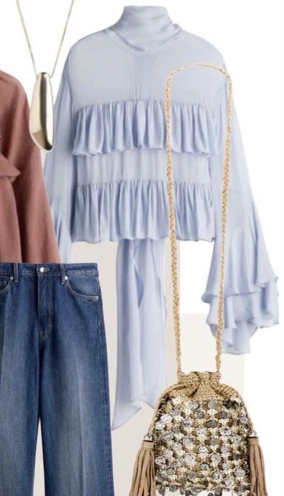Блуза в стилі бохо від h&m studio