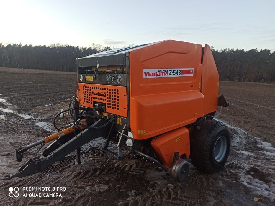 Prasa Warfama Z-543 Siatka/sznurek /Pierwszy właściciel! Owijarka bel!