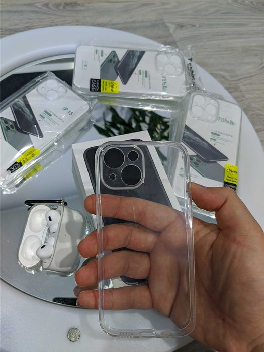 Чохол Clear для iPhone 14 Pro Max  14 Pro  14 Plus чехол TPU айфон