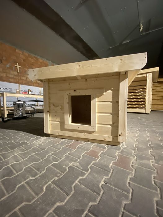 Drewniana buda dla psa- Ocieplona- Producent