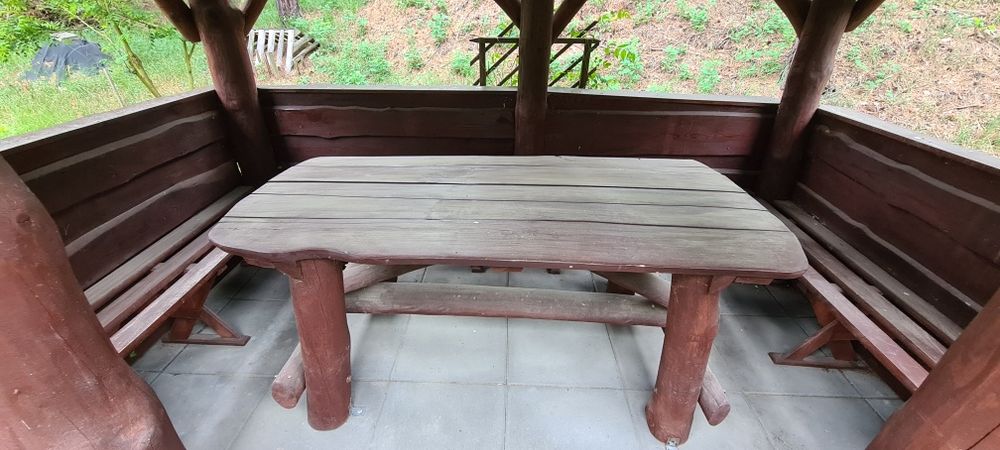Altana ogrodowa z bali