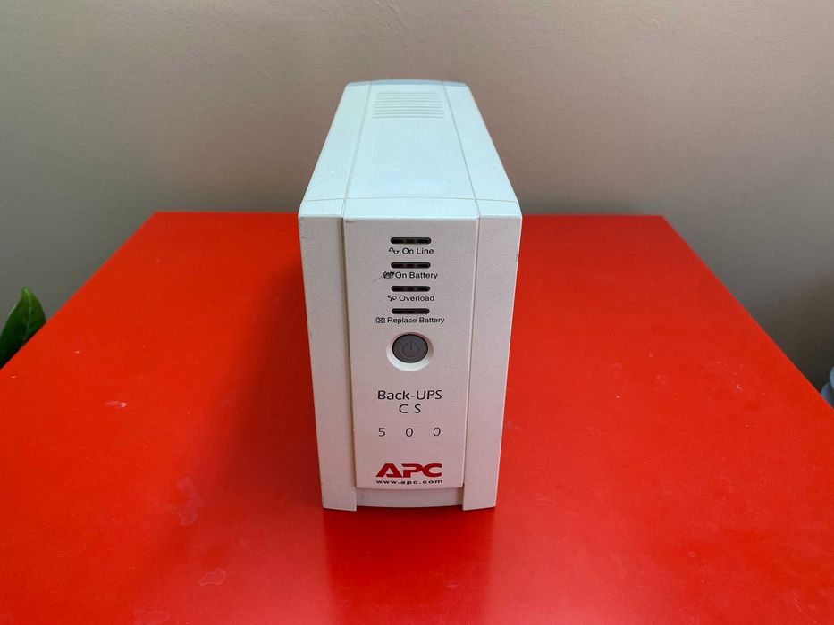 UPS zasilacz awaryjny APC Back-UPS CS 500 BK500EI + przewód