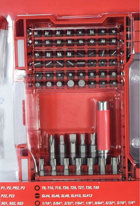 АКЦІЯ Набір біт і свердел Milwaukee 48-89-1561 95шт
