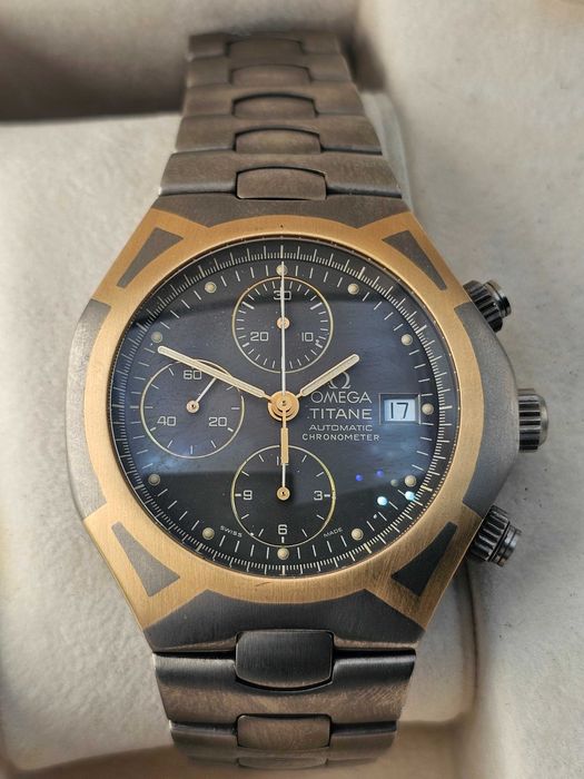 Omega Seamaster Polaris Automatic 18K gold/tytan największy 41 mm full