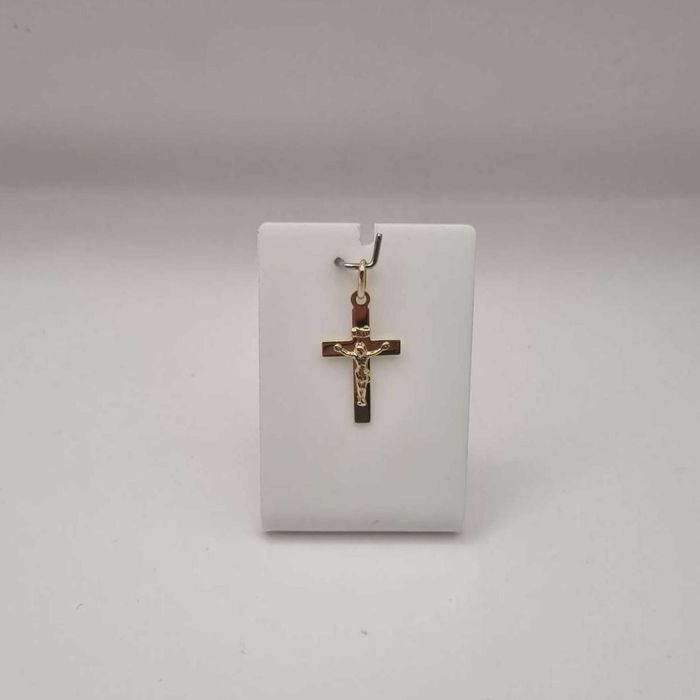 Złota zawieszka pr. 585 krzyż - nowa