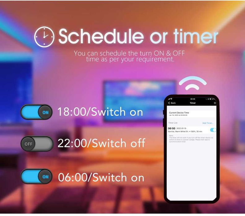 Luz de teto LED Inteligente 30W (Nova)