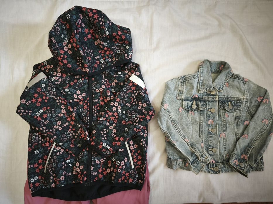 Куртка джинсовка, дощовий костюм Softshell, косуха  р 92-98, 104 на дівчинку