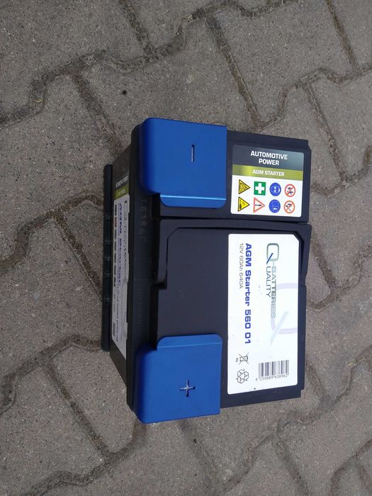 Akumulator AGM starter 60Ah 640 A