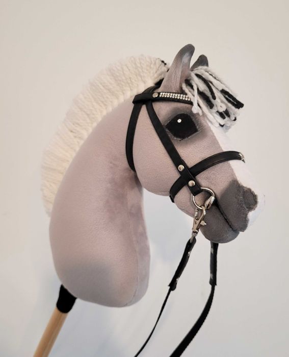 Konik Hobby Horse Fiord A4 ręcznie szyty z minky,zestaw z ogłowiem #19