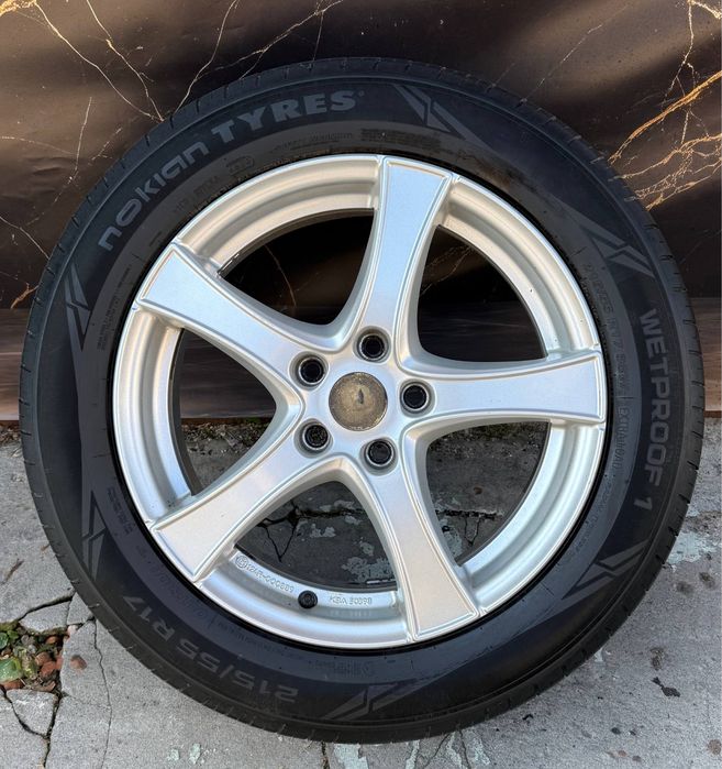 Диски R17 5/112 з шинами 215/55/17