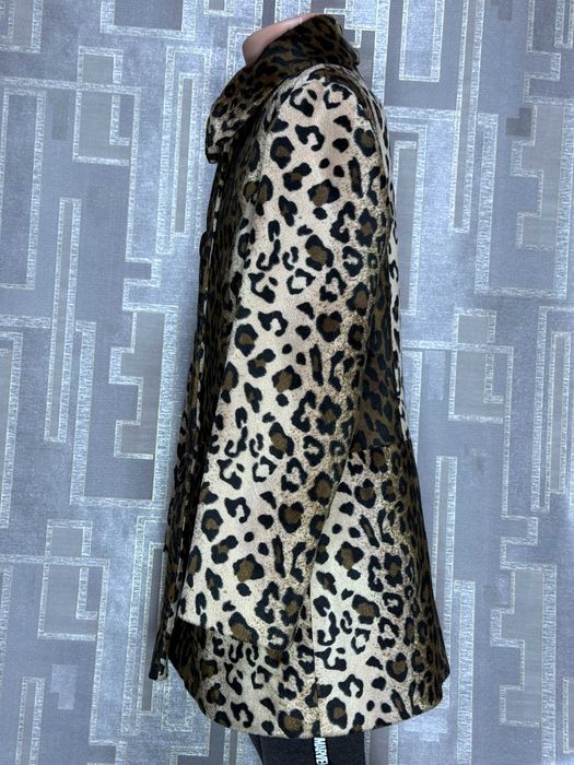 Тренч пальто леопард для дівчинки 9-10 років 140 см Next демісезон