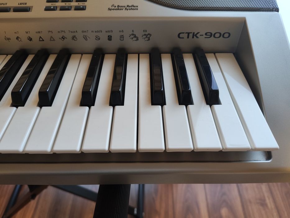 Keyboard Casio CTK-900 | BARDZO DOBRY STAN | Stojak, Zasilacz, Instrukcja