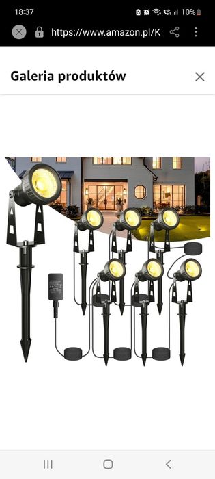 Lampki zewneczne ledowe 6w1
