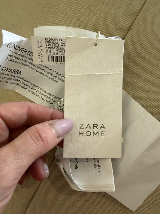 BAWEŁNIANY PUF ZARA