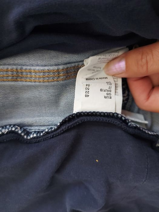 Spodenki jeansowe ciążowe r 48 HM