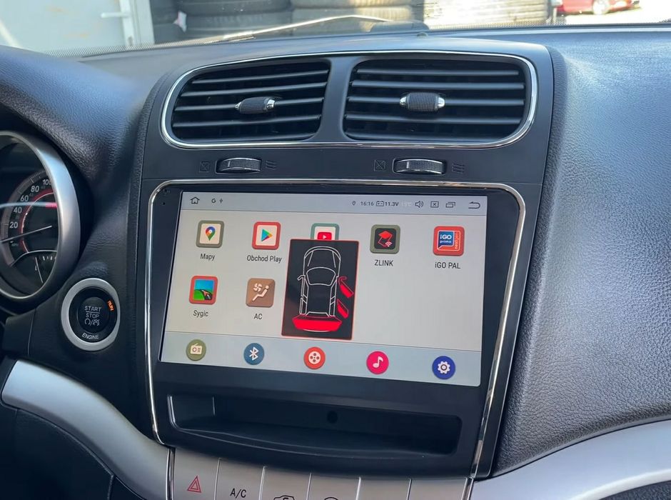 Radio nawigacja Fiat Freemont Dodge Journey  android auto Carplay wifi