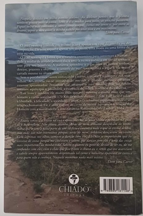 Livro "Livre para correr"