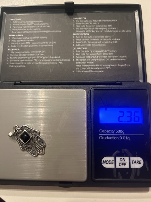 Zawieszka ręka Fatimy