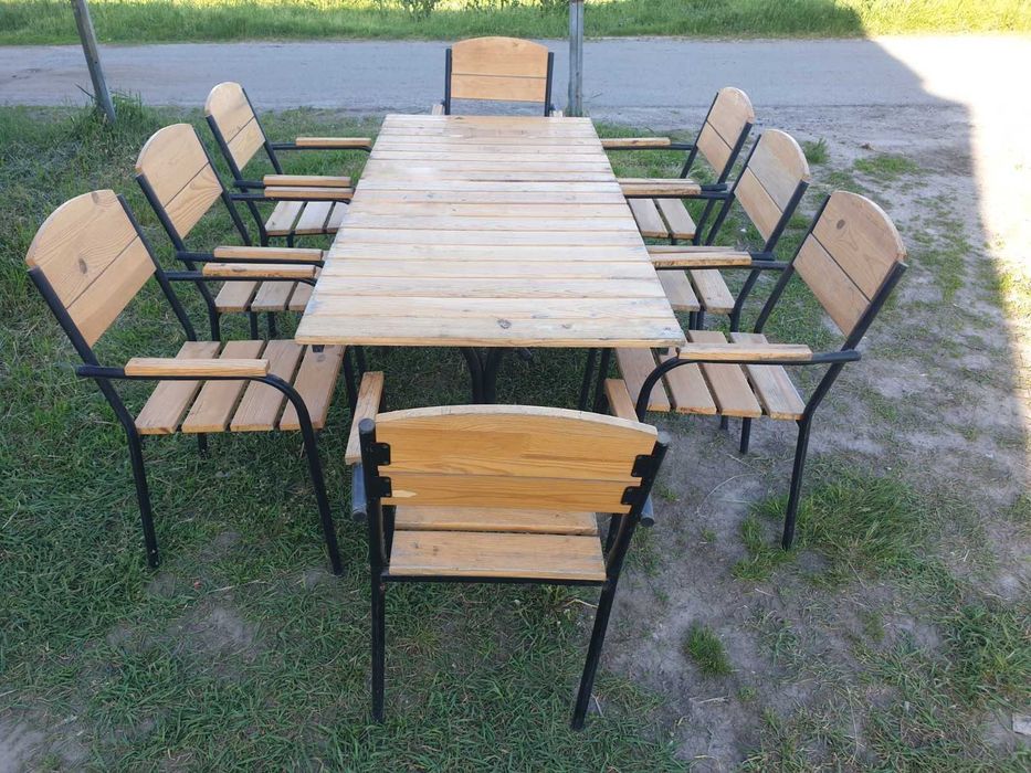 Вуличні меблі. Меблі для саду та літніх кафе. Стіл 160х80, 180х80