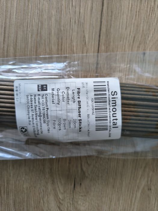 Patyczki z włókna do dyfuzora 100 sztuk