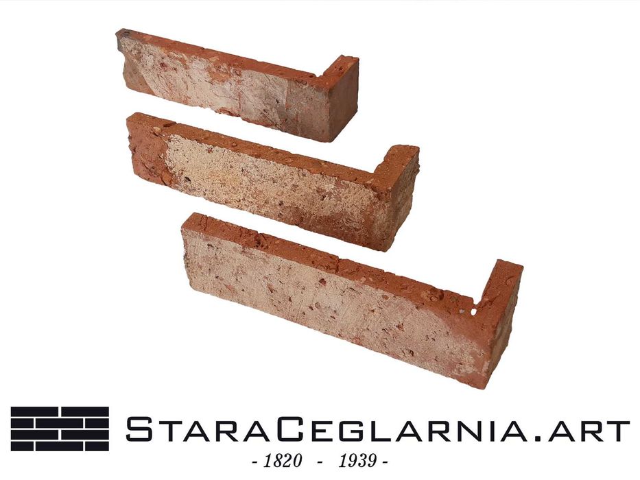 stara cegła cięta, płytki ceglane, lico MODERN
