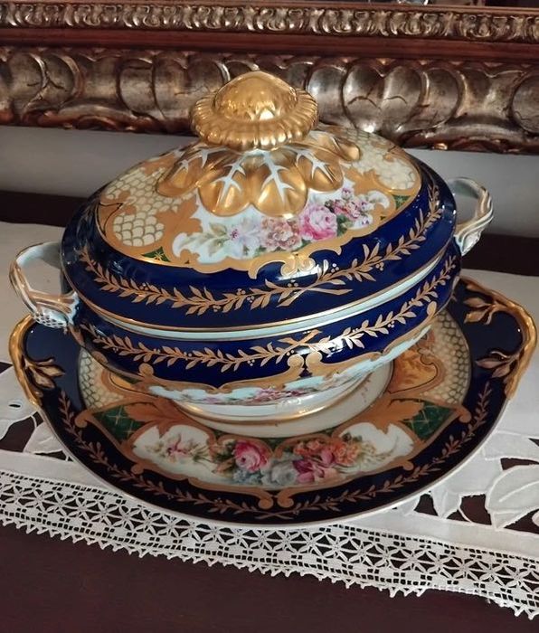 GRANDE Terrina Vista Alegre - Edição limitada