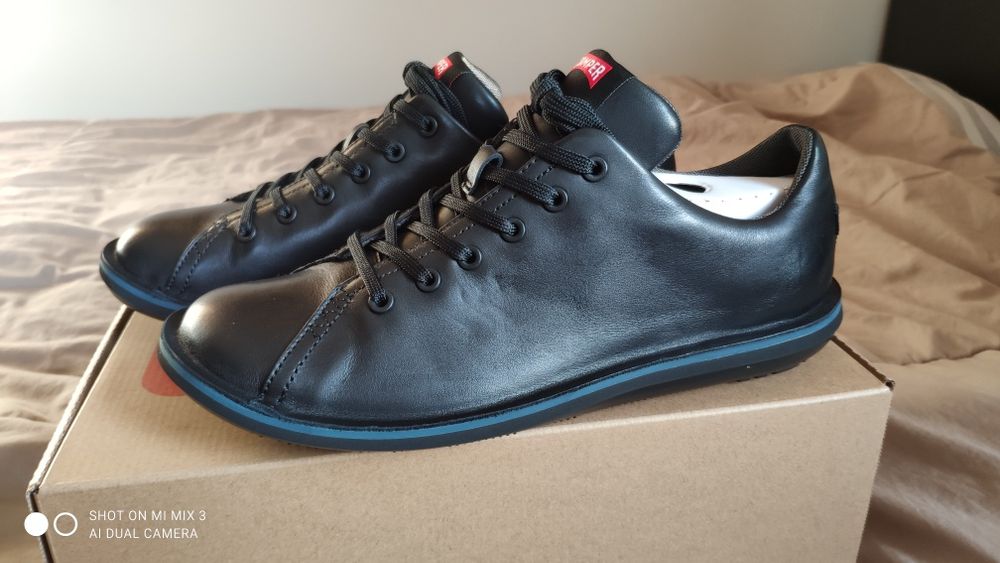 Camper Beetle czarne skórzane sneakersy rozm 43