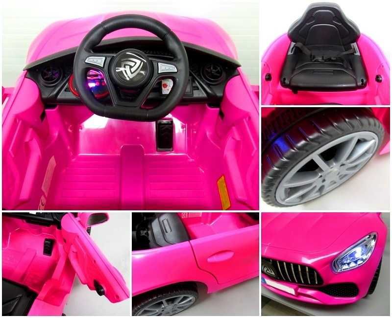 Auto na akumulator dla dziewczynki Amortyzowany samochód dla dziecka !