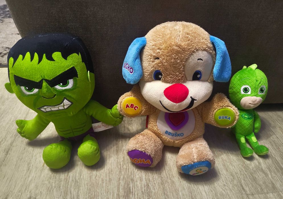 М'які іграшки Marvel Халк герои в масках интерактивная FisherPrice