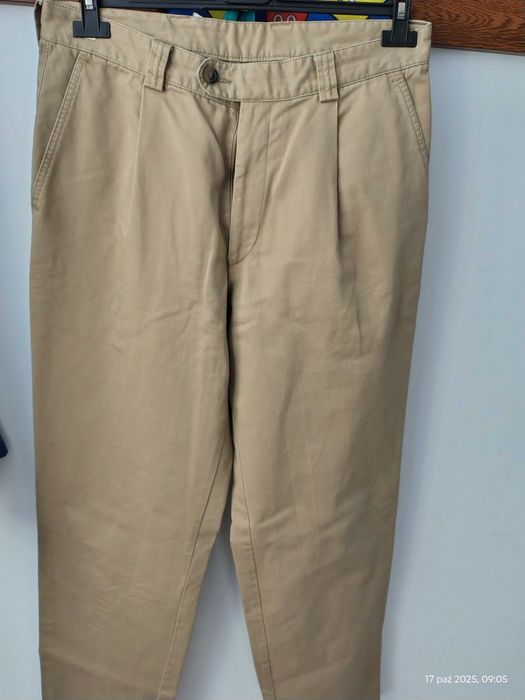 Spodnie męskie beżowe