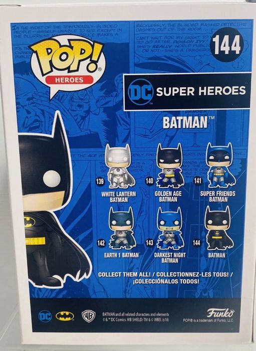 Funko Pop! Chrome Batman Figure – Limited Orange Edition64752018681346121