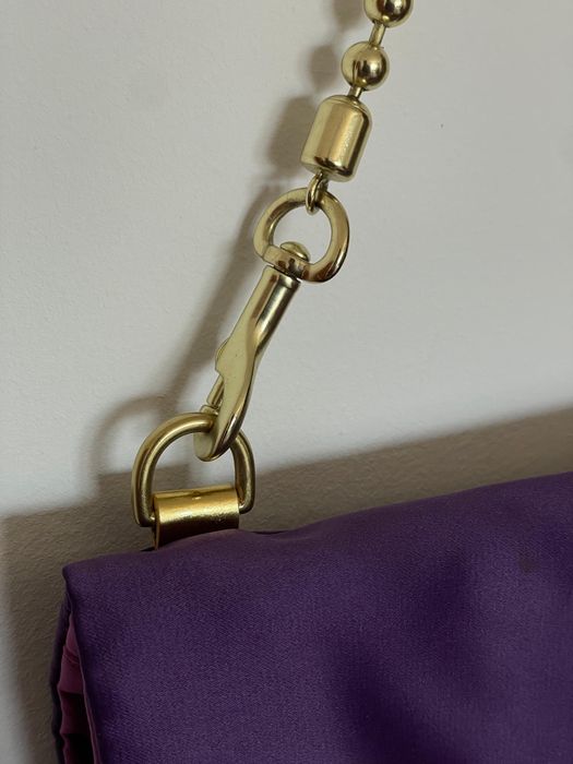 Coach Amanda Satin Foldover Clutch