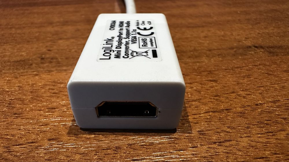 LogiLink przejsciowka DisplayPort do HDMI