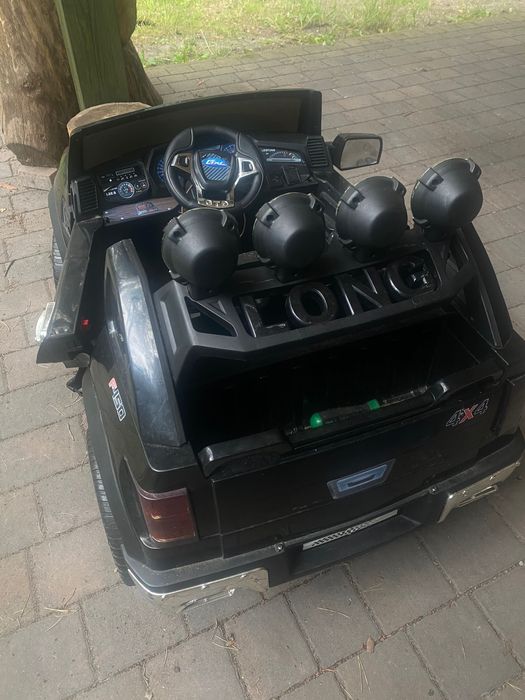 Autko dla dzieci elektryczne na akumulator  terenowe czarne cong