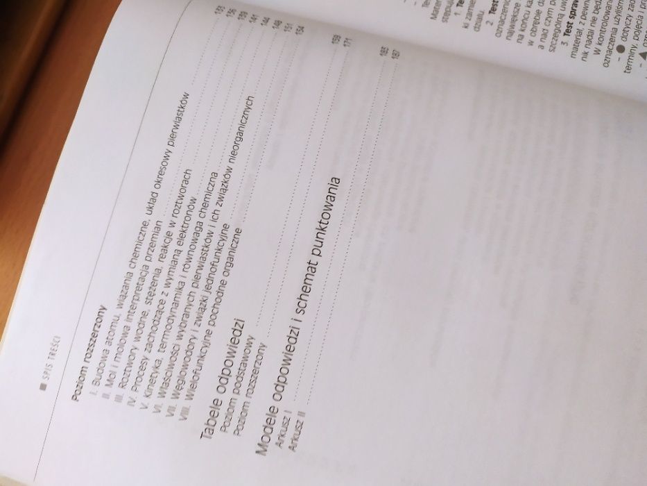 Chemia, testy dla maturzysty, nowa matura, Operon