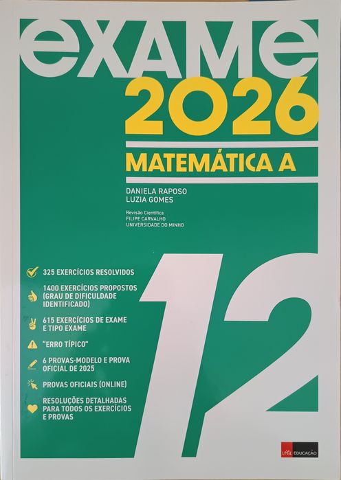 Livro Exame Matemática A 12° ano
