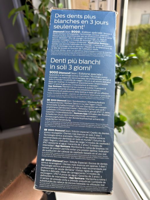 Szczoteczka soniczna Philips Sonicare HX9911/89 DIAMOND + 4 KOŃCÓWKI