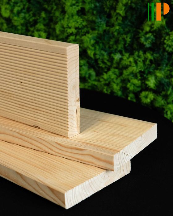 Boazeria, podbitka, deska elewacyjna, deska tarasowa, termo