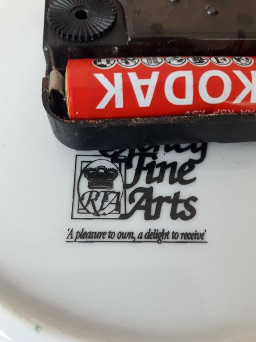 Часы настенные .(на тарелке)