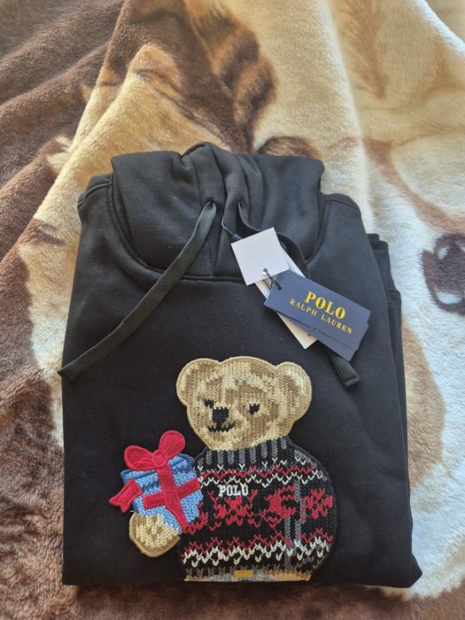 Bluza Polo Miś Ralph Lauren bawełniana NOWA L