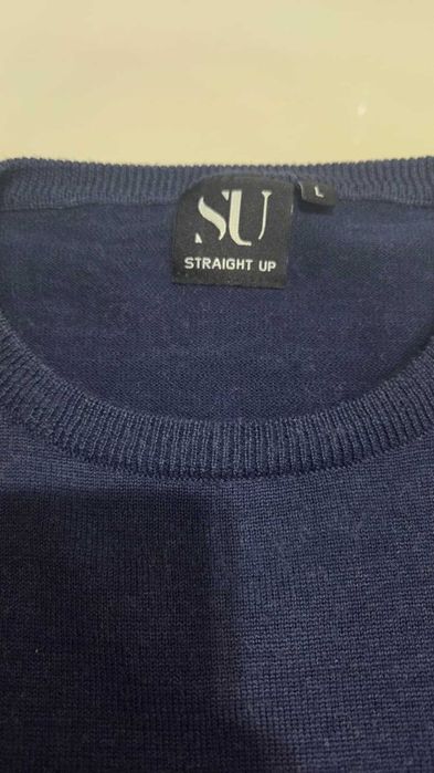 Męski sweter r. L / XL 52 % wełna