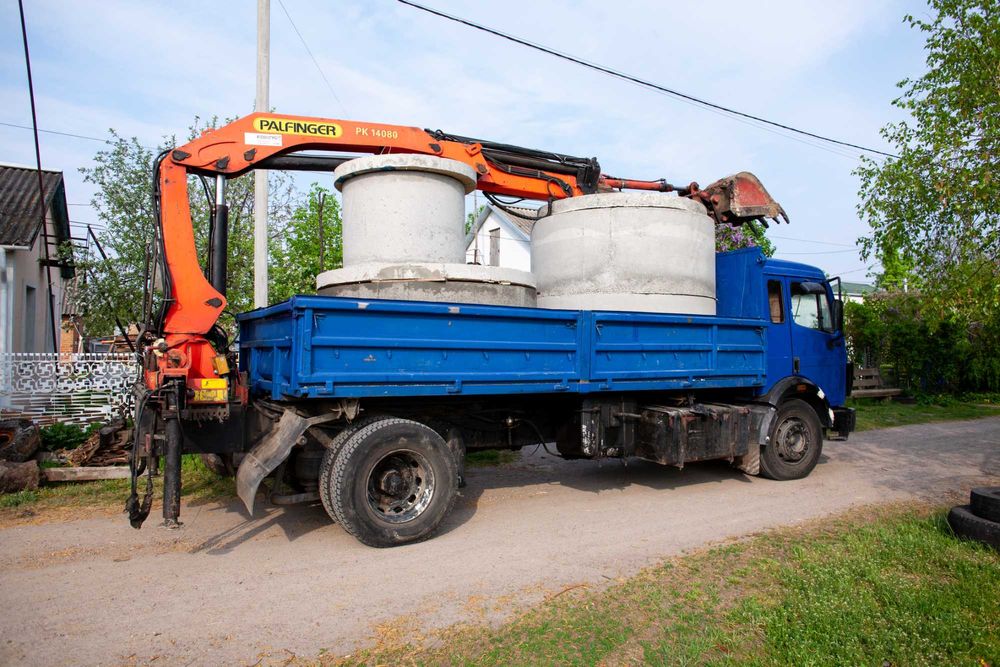 Кольца ЖБ, Септик под ключ, земельные работы, укладка труб.