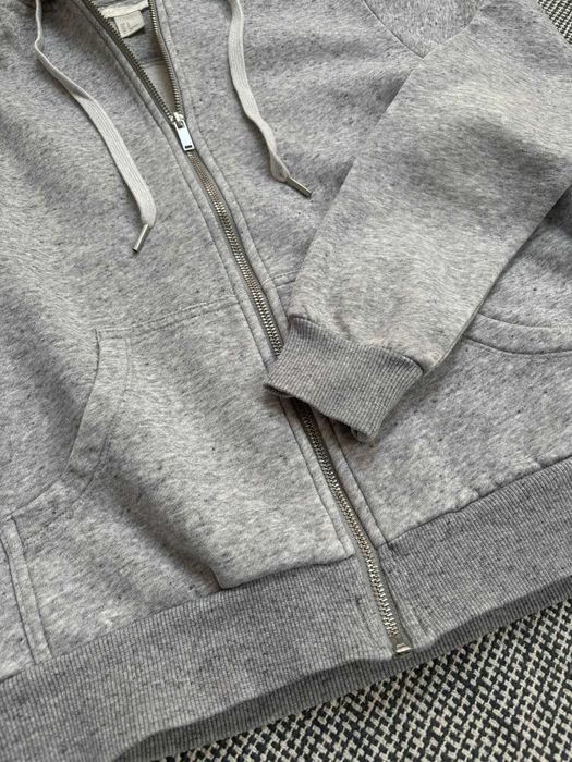 Bluza H&M z kapturem szary melanż S