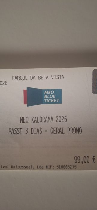 Passe MEO kalorama