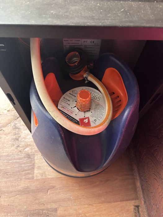 Aquecedor mini chama azul gralux novo